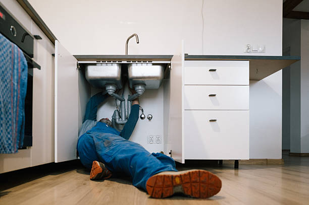 Professional Leak Detection technician working in Winthrop, MN